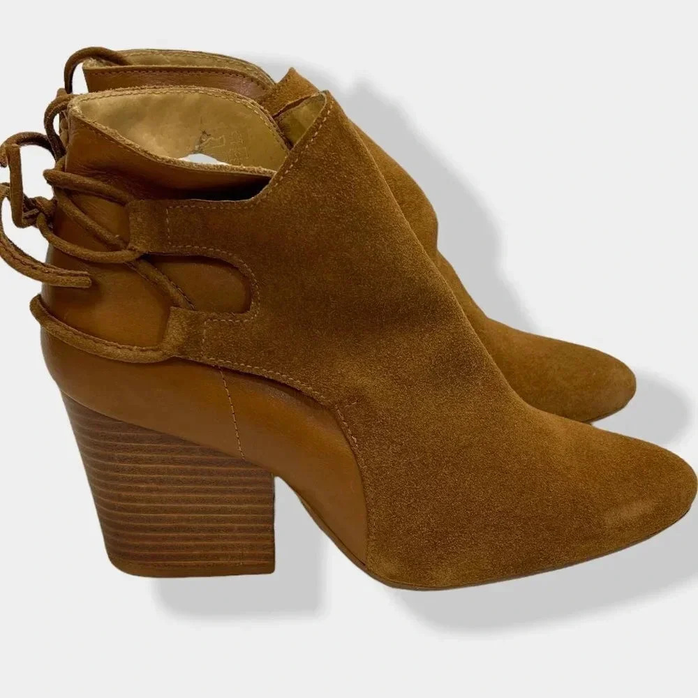 HUDSON London Brown‎ Suede Minka Ankle Boot